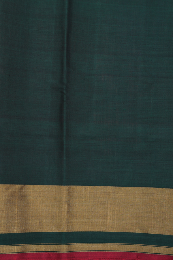 Patola Silk Saree In Dual Tone With Contrast Border