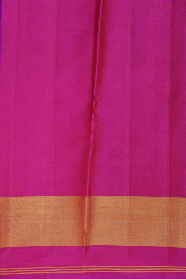 Patola Silk Saree In Purple With Elephant Design