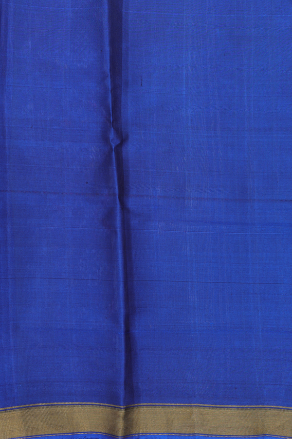 Patola Silk Saree In Royal Blue With Ikat Motifs
