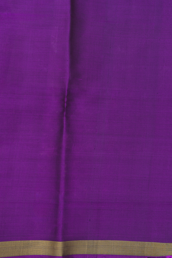 Patola Silk Saree In Deep Purple With Allover Design