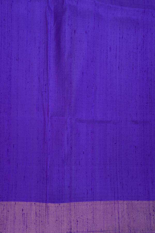 Raw Silk Saree In Coral Red With Floral Buttas