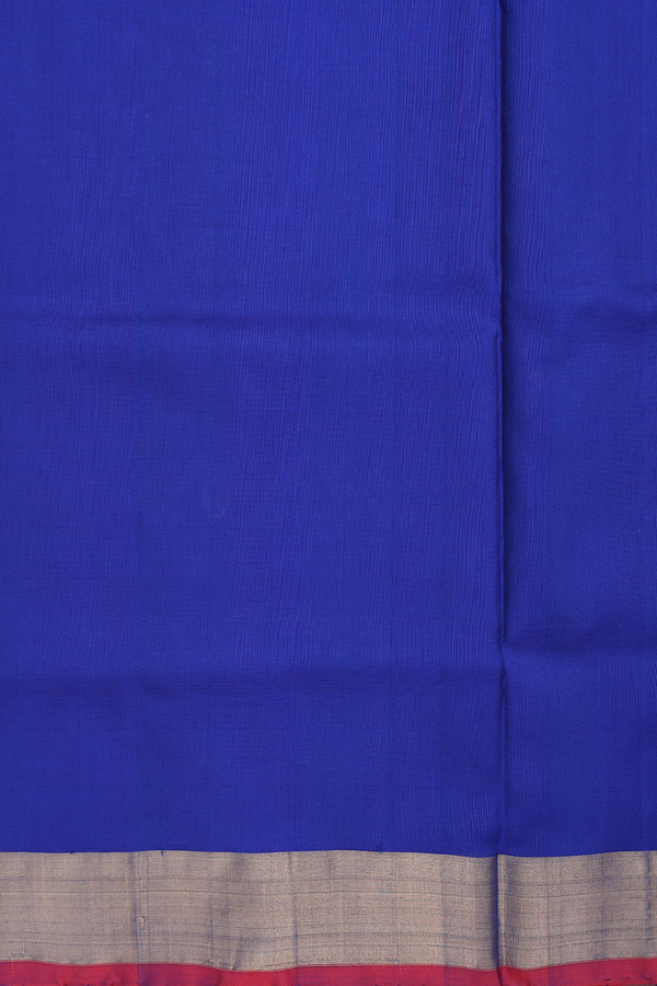 Uppada Silk Saree In Royal Blue With Floral Buttas