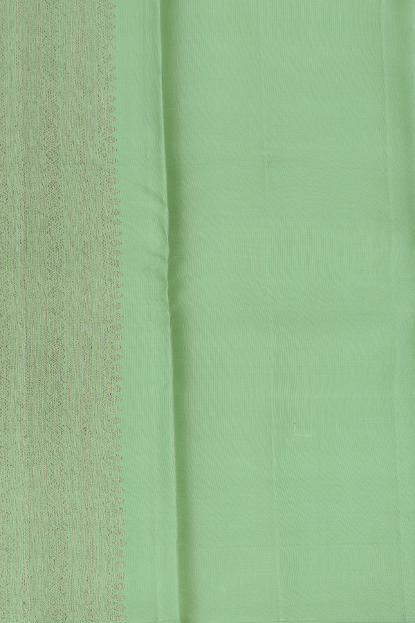 Kanchipuram Silk Saree In Green With Brocade Design