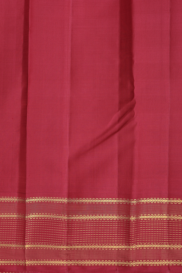 Kanchipuram Silk Saree In Black And White With Checks Design