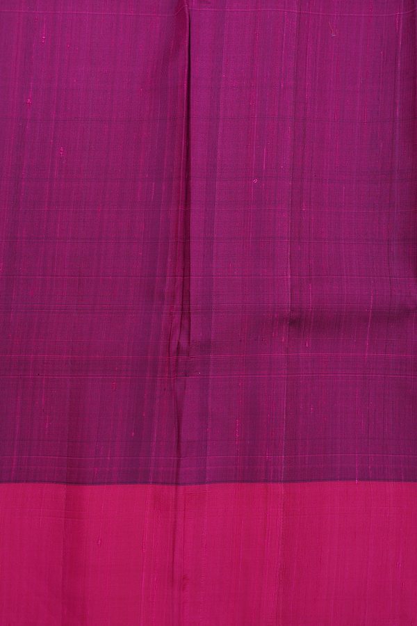 Kanchipuram Silk Saree In Yellow With Checks Design