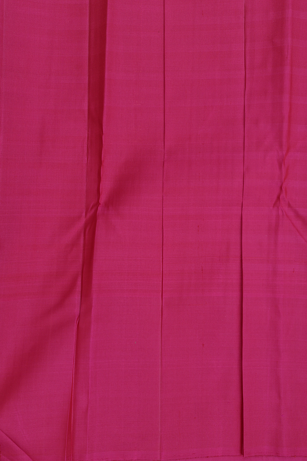 Kanchipuram Silk Saree In Multicolor With Stripes Design