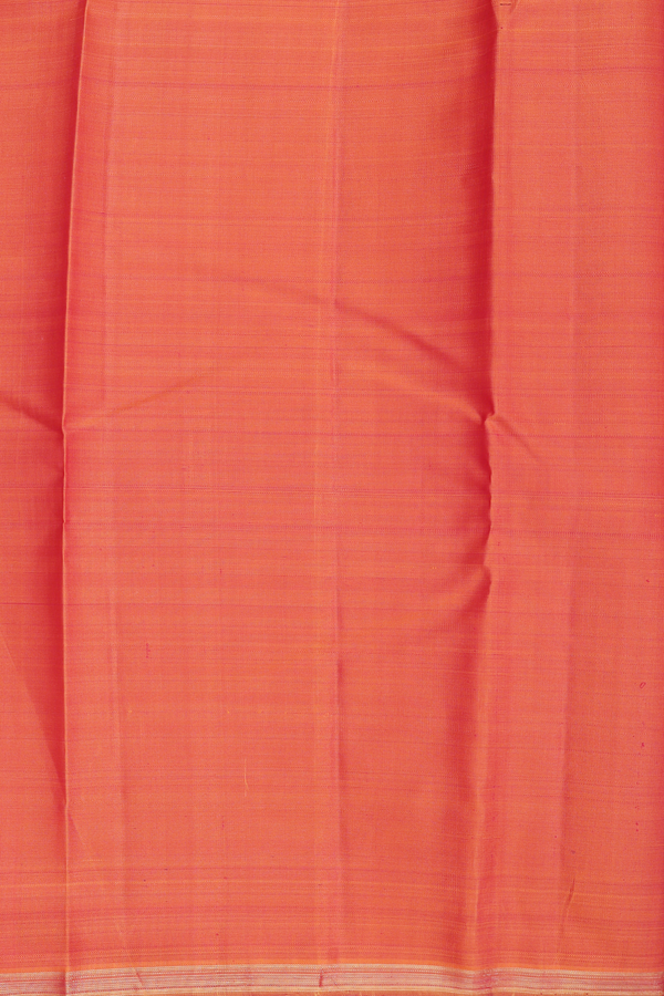 Kanchipuram Silk Saree In Black And Red With Stripes Design