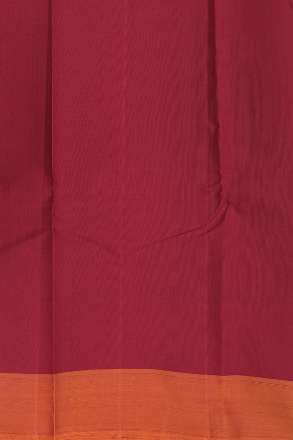 Kanchipuram Silk Saree In Black With Checks Design