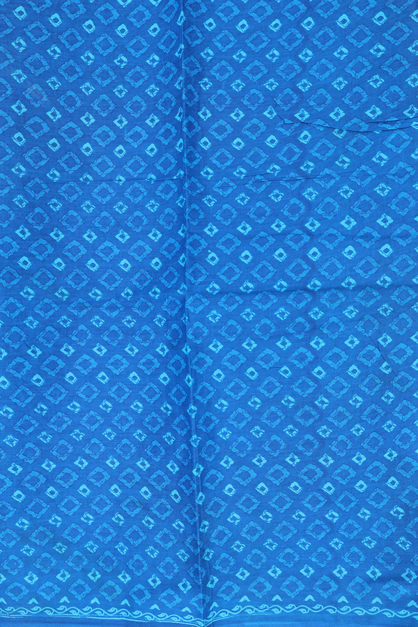 Ahmedabad Cotton Saree In Brown With Patch Work