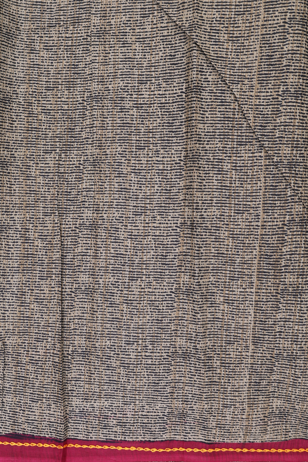 Ahmedabad Cotton Saree In Oxford Blue With Diamond Design