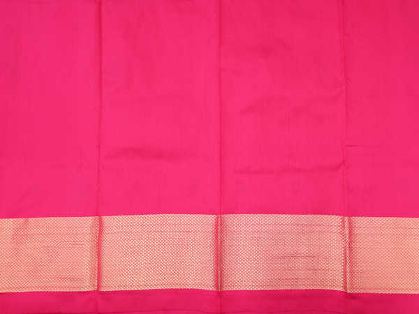 Allover Buttas Orange Pochampally Pavadai Sattai Material