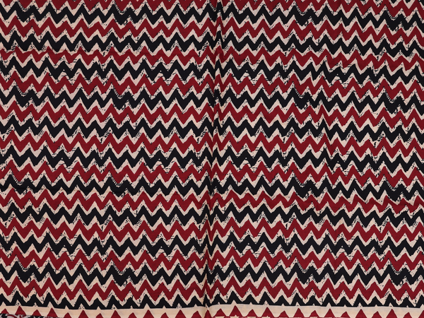 Allover Design Black Cotton Unstitched Salwar Material