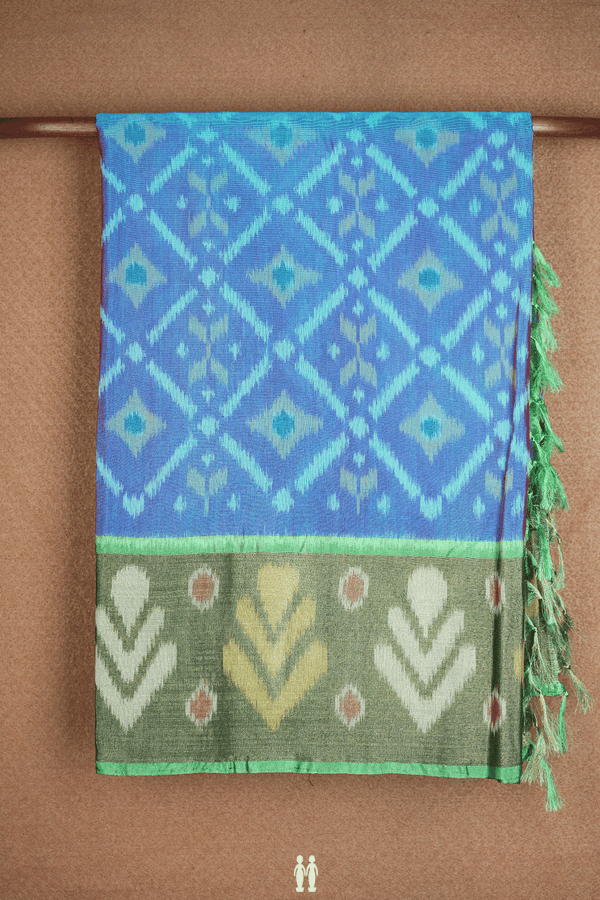 Allover Design Dual Tone Kora Silk Cotton Saree