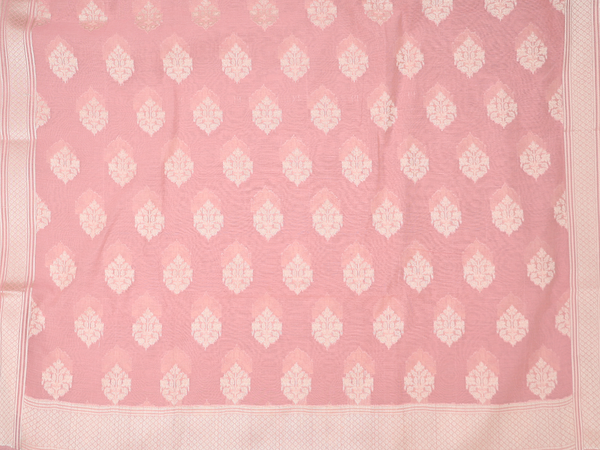 Allover Design Dusty Rose Kota Unstitched Salwar Material