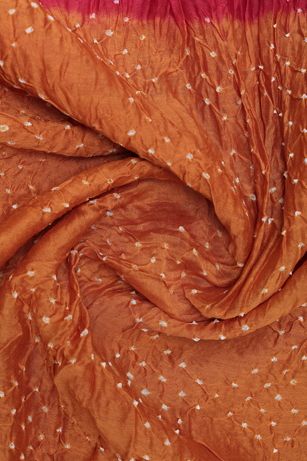 Allover Design Golden Yellow Bandhani Dupatta