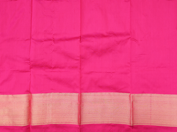 Allover Design Green Pochampally Pavadai Sattai Material