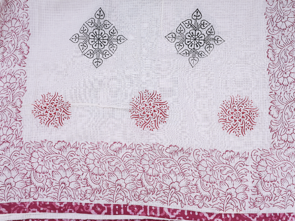 Allover Design Mulberry Cotton Unstitched Salwar Material