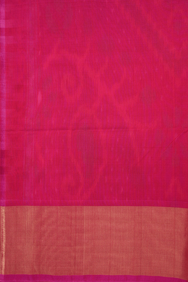 Allover Diagonal Design White Kora Silk Cotton Saree
