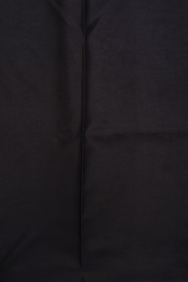 Allover Floral Design Black Printed Silk Saree