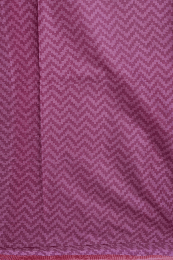 Allover Floral Design Mulberry Printed Silk Saree