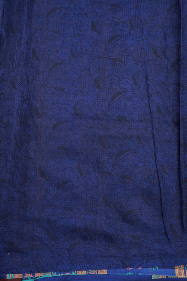 Allover Floral Design Multicolor Printed Silk Saree