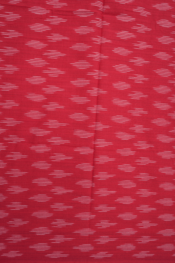 Allover Ikat Motifs Stone Blue Pochampally Cotton Saree