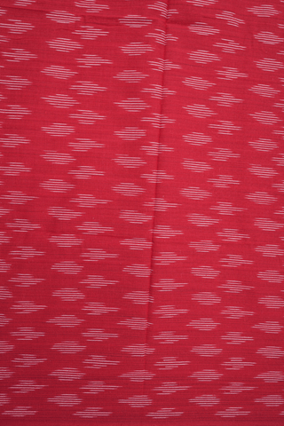 Allover Ikat Motifs Stone Blue Pochampally Cotton Saree