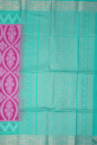 Allover Printed Design Rani Pink Soft Silk Saree