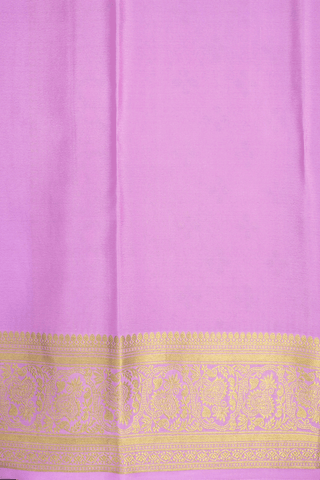 Allover Zari Buttis Teal Green Mysore Silk Saree