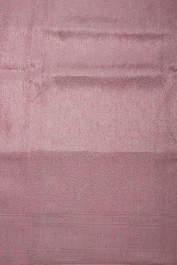 Allover Zari Design Blush Pink Banarasi Silk Saree