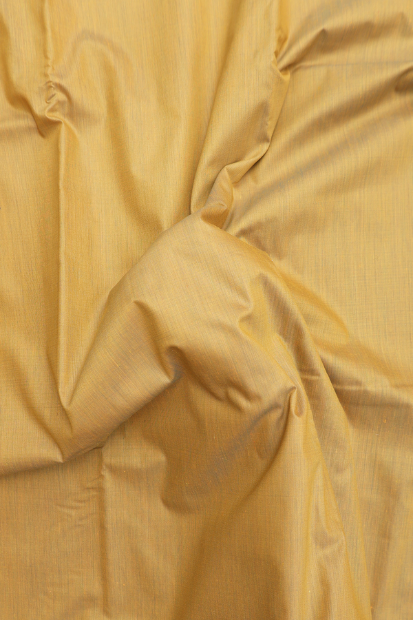 Apoorva Cotton Saree In Brick Yellow With Contrast Border