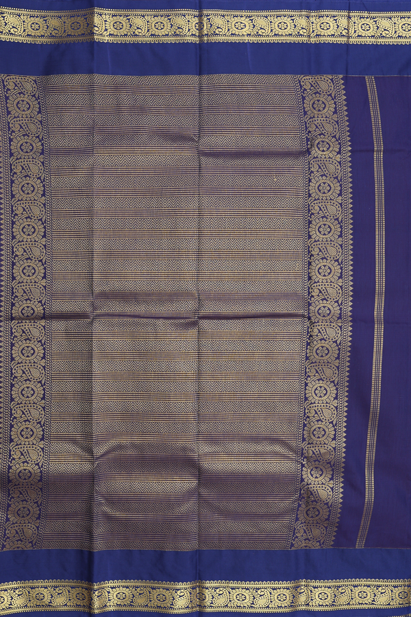 Apoorva Cotton Saree In Burgundy Red With Self Stripes Design