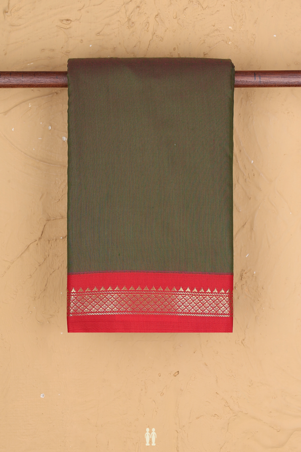 Apoorva Cotton Saree In Dual Tone With Contrast Border