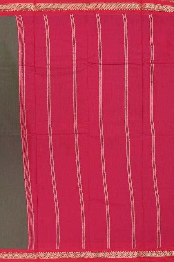 Apoorva Cotton Saree In Dual Tone With Contrast Border