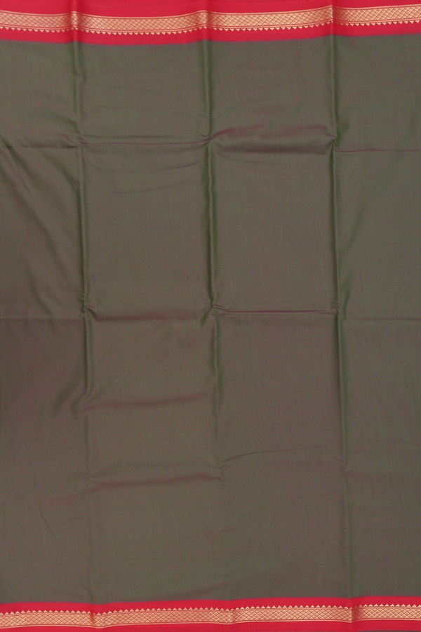 Apoorva Cotton Saree In Dual Tone With Contrast Border
