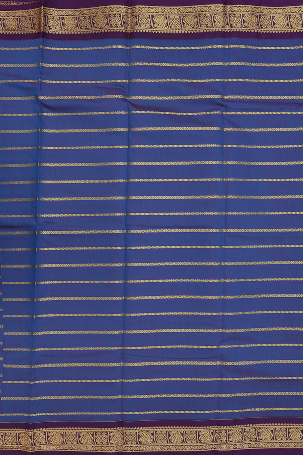 Apoorva Cotton Saree In Dual Tone With Stripes Design