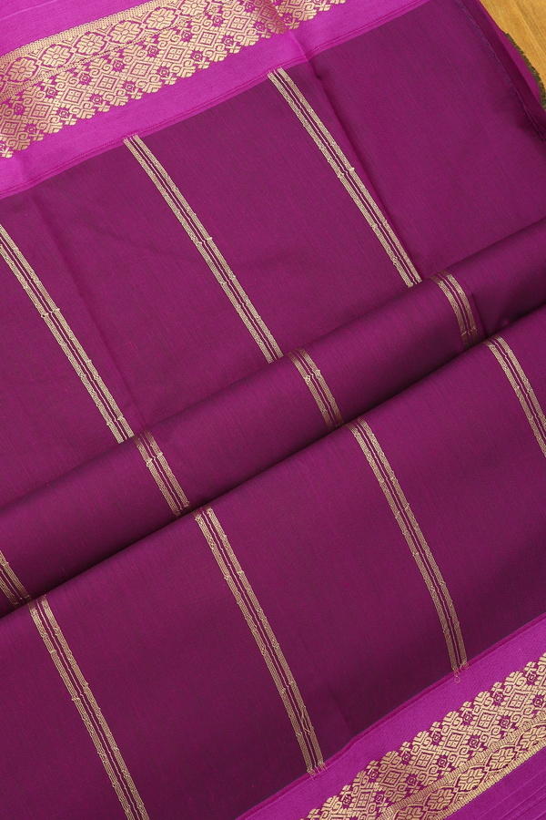 Apoorva Cotton Saree In Golden Yellow With Contrast Border
