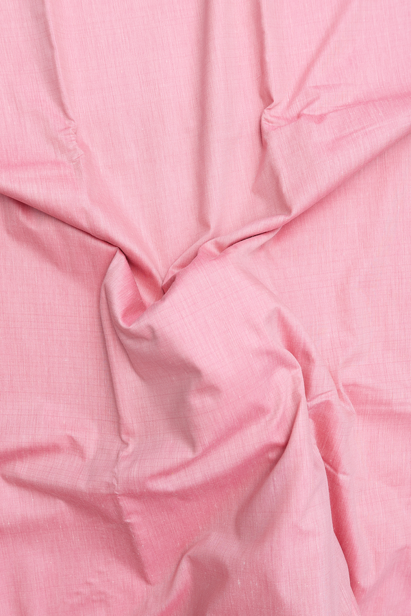 Apoorva Cotton Saree In Pink With Contrast Border
