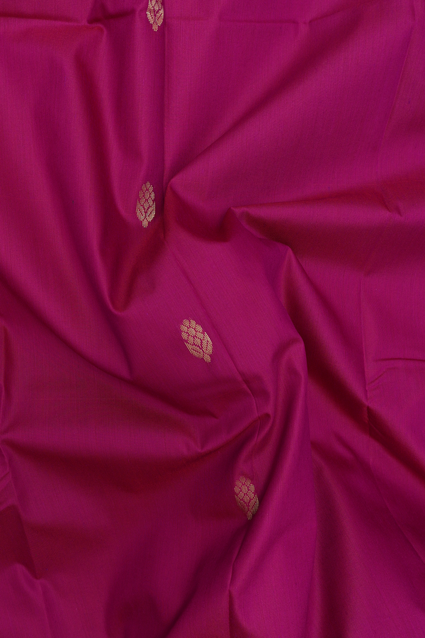 Apoorva Cotton Saree In Plum Purple With Floral Buttas