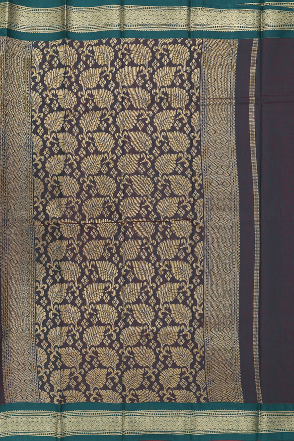 Apoorva Cotton Saree In Rani Pink With Stripes Design