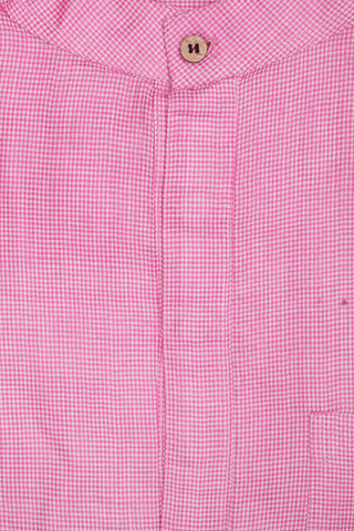 Assorted Orange And Pink Set Of 2 Size 44 Cotton Short Kurta