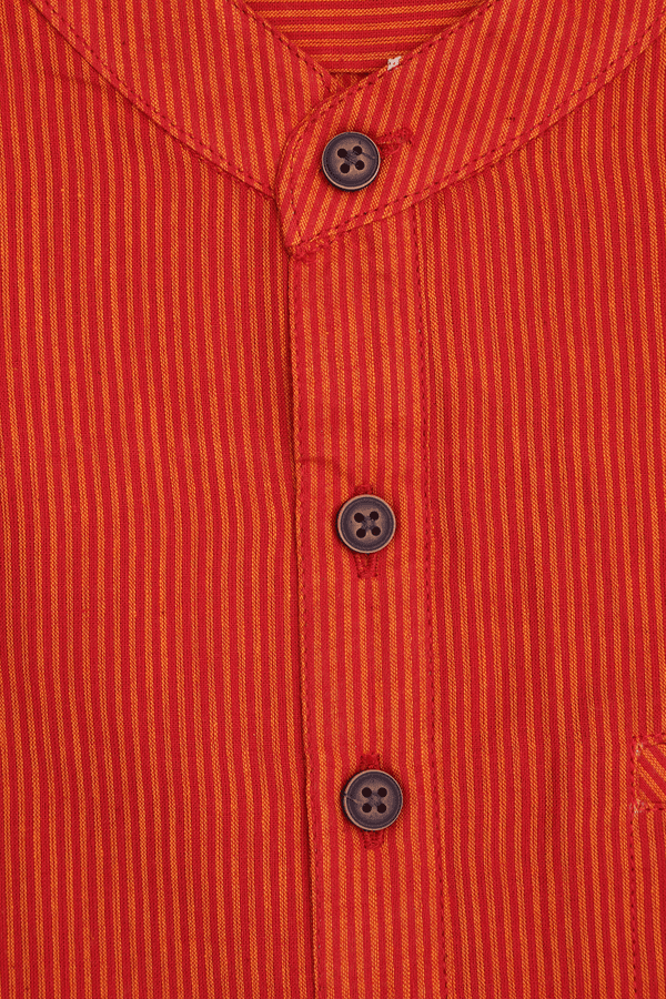 Assorted Red And Yellow Set Of 2 Size 38 Cotton Short Kurta