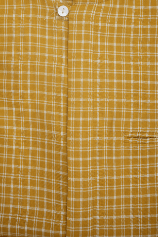 Assorted Yellow And Grey Set Of 2 Size 36 Cotton Short Kurta