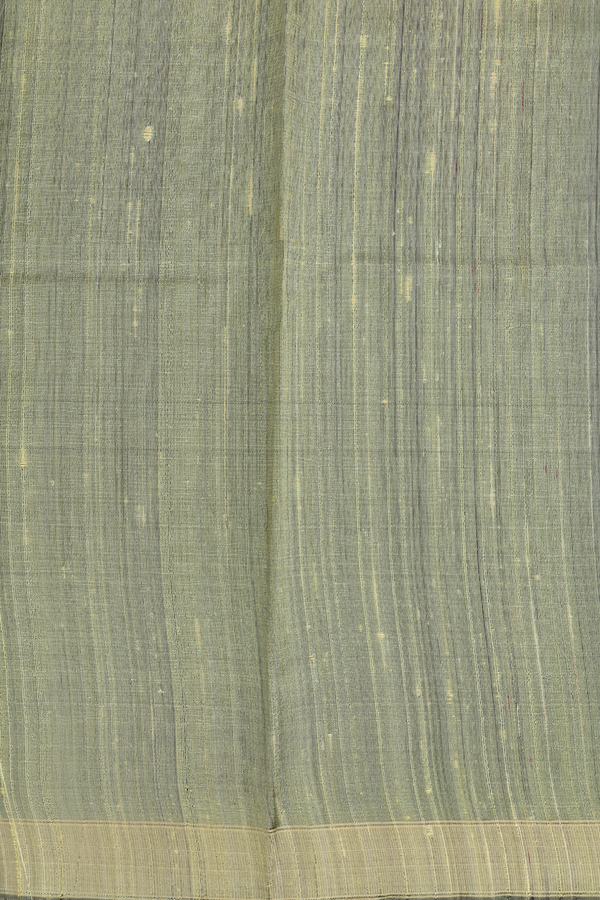 Jute Saree In Deep Purple With Zari Buttas