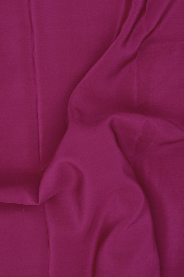 Mysore Silk Saree In Berry Purple With Zari Border