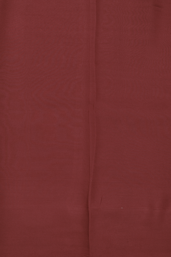 Mysore Silk Saree In Khaki With Contrast Border