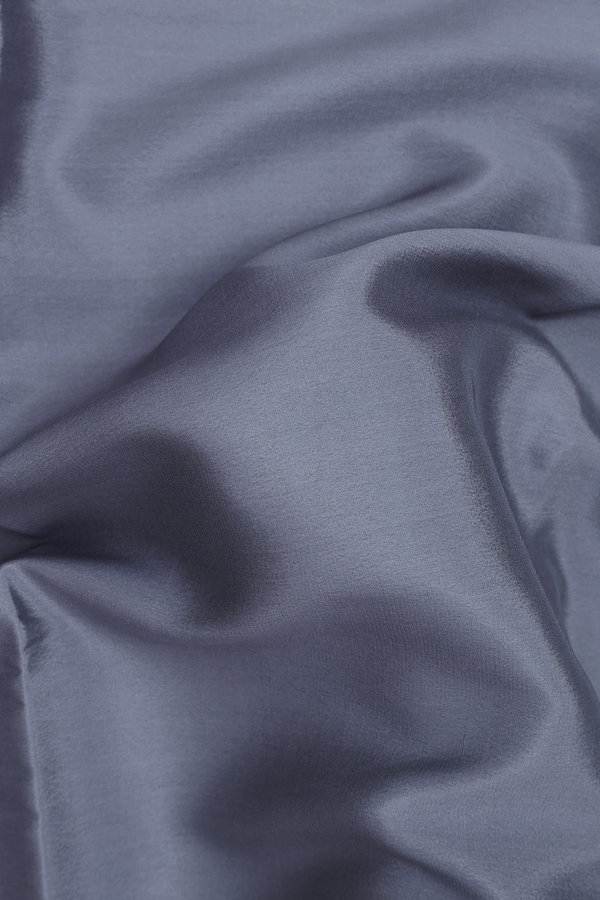 Mysore Silk Saree In Grey With Zari Border