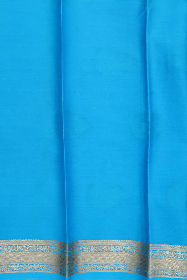 Mysore Silk Saree In Pink With Self Design