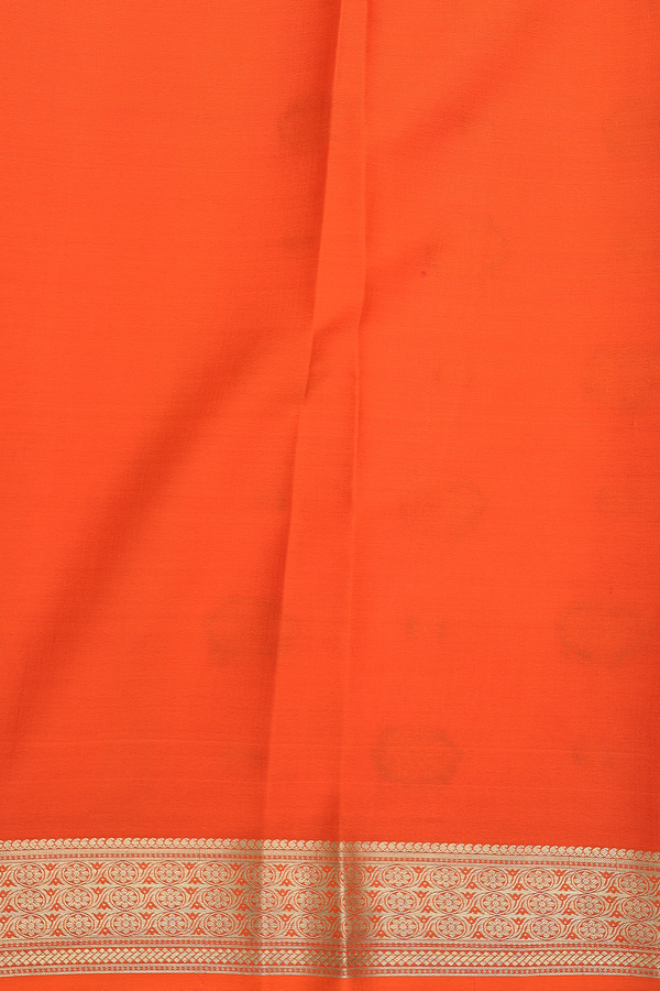 Mysore Silk Saree In Magenta With Self Design