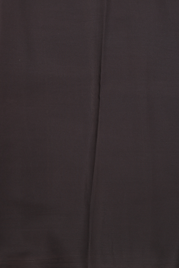 Mysore Silk Saree In Crimson Red With Contrast Border
